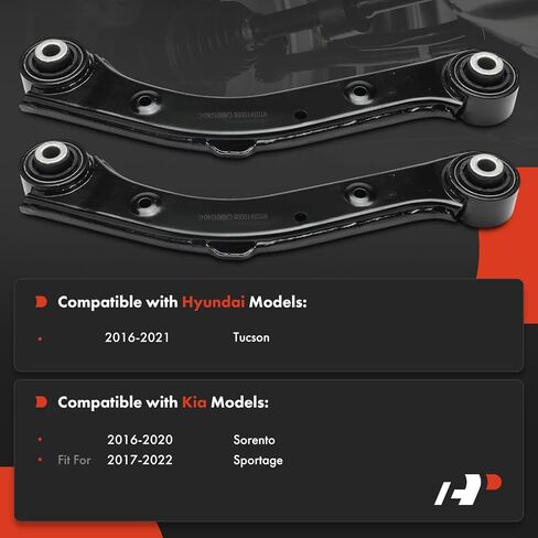 A-Premium 2 x Rear Upper Lateral Arms, with Bushing, Compatible with Hyundai Tucson 2015-2021 & Kia Sorento 2016-2020, Sportage 2017-2022 in Saudi Arabia