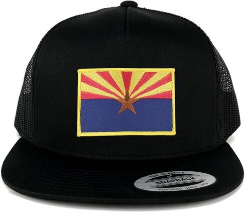 5 لوحة أريزونا الرئيسية علم الدولة المطرزة التصحيح Snapback شبكة قبعة سائق الشاحنة in Saudi Arabia