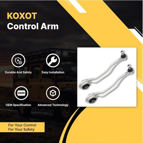 2Pc Front Lower Control Arm for Mercedes-Benz 2003-2009 E320 E350 E550/E63 AMG, 2006 CLS500 AMG,2007-2011 CLS550/CLS63 AMG E55 AMG/SL500 SL55 AMG SL600 SL65 AMG, 2007-2012 SL550, 09-13 SL63 AMG in Saudi Arabia