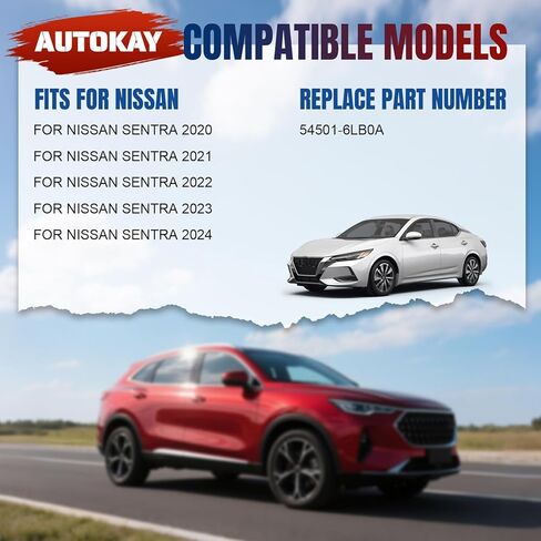 AUTOKAY 54501-6LB0A ذراع التحكم السفلي الأمامي يناسب نيسان سنترا 2020 2021 2022 2023 2024 ذراع التحكم الجانبي الأيسر للسائق مع وصلة كروية in Saudi Arabia