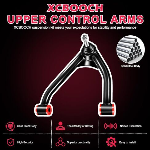 2-4" Lift Front Upper Control Arms Compatible with Chevy for Silverado 1500 2007-2018, for Suburban 1500 for Tahoe 2007-2014, for GMC for Yukon for Sierra 1500, for Cadillac for Escalade in Kuwait