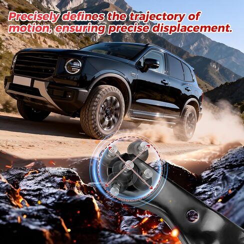 2Pcs K80399 K80400 Front Upper Control Arm and Ball Joint Assembly Compatible for 2005-2012 Ford Escape, 2005-2011 Mercury Mariner, 2005-2011 Mazda Tribute in Kuwait