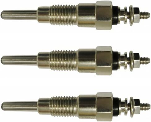 Glow Plugs 3284128M1 72100982 Compatible with Allis Chalmers Tractor 5015 5215 5220 5230 Massey Ferguson Tractors 1010 1020 1030 1035 Hinomoto Tractors E1802 E1804 E2002 (3-Pack) in Kuwait