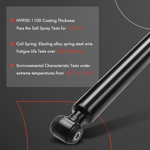 A-Premium Front Pair (2) Shock Struts Absorbers Compatible with Mercedes-Benz W202 Series C220 1994-1996, C230 1997-2000, C280 1994-2000, Driver and Passenger Side in Saudi Arabia