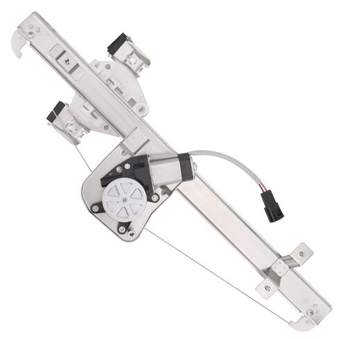 Rear Right Passenger Side Window Regulator with Motor Compatible with 2007-2013 Chevy Silverado/GMC Sierra 1500/2500HD/3500HD Extended Cab Pickup, Replace OE 741-389 in Saudi Arabia