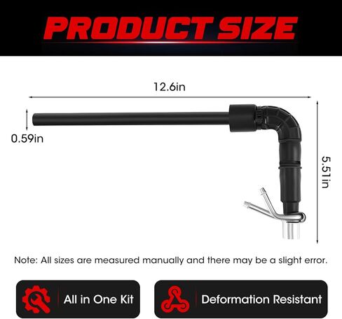 2L5Z-6C324-CA PCV Valve Connector Hose Tube Compatible with Ford Ranger V6 3.0L 4.0L 2002-2008, Replace OE 2L5Z6C324AA YF1Z6A664AB YF1Z6A614AA in Kuwait