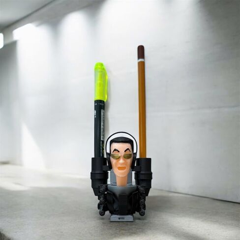 حامل أقلام الرصاص المطبوع ثلاثي الأبعاد المضحك وحامل القلم لمحبي المرحاض سكيبيدي، منظم قرطاسية رائع للاعبين، هدية فريدة للأطفال، مستلزمات المكتب والمدرسة، مجموعة ميمي in Kuwait