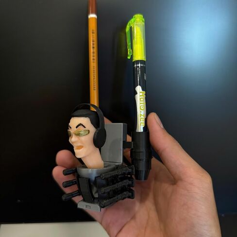 حامل أقلام الرصاص المطبوع ثلاثي الأبعاد المضحك وحامل القلم لمحبي المرحاض سكيبيدي، منظم قرطاسية رائع للاعبين، هدية فريدة للأطفال، مستلزمات المكتب والمدرسة، مجموعة ميمي in Kuwait