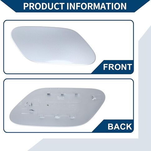 Fuel Tank Door Cap for Volkswagen Golf 5G 2014-2016 Fuel Filler Flap Cover for VW Golf BQ1 2017-2018 Clip Type No.5G0809909 Silver Tone ABS Fuel Filler Door Gas Cap in Saudi Arabia