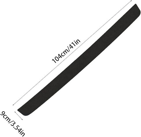 Rear Bumper Guard Protector for Kia Sorento 2021-2025 2026, Trunk Door Sill Protector, Carbon Fiber Scratch-Resistant Non-Slip Trunk Door Entry Sill Protector in Kuwait