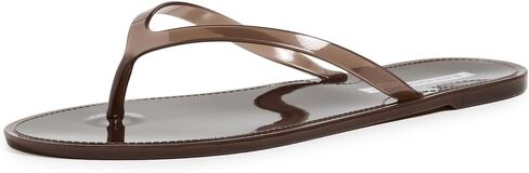 Black Suede Studio Women's Crystal Jelly Flip Flops in Kuwait