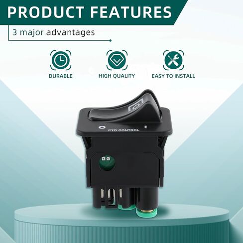 AUTOKAY G90-6022-004BN New Air Suspension Dump Valve Rocker PTO Control Switch Fits for Peterbilt RE# G906022004BN in Kuwait