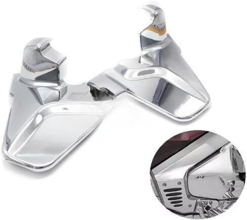 أجزاء زخرفية لمحرك المحرك متوافقة مع غطاء طلاء المحرك Wing 1800 غطاء تصفيح F6B غطاء المحرك المعدل لموديلات 2012-17 (أسود) in Kuwait