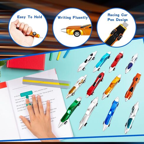 25 Pcs Cool Car Pens Fun Racing Car Pens Funny pen for Office School Stationary Birthday Party Favors, 4 Styles in Kuwait