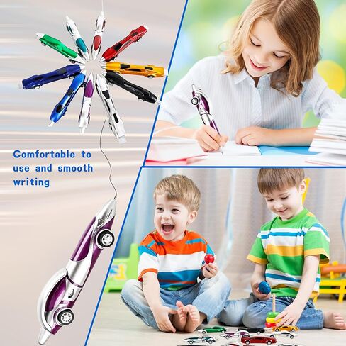 25 Pcs Cool Car Pens Fun Racing Car Pens Funny pen for Office School Stationary Birthday Party Favors, 4 Styles in Kuwait