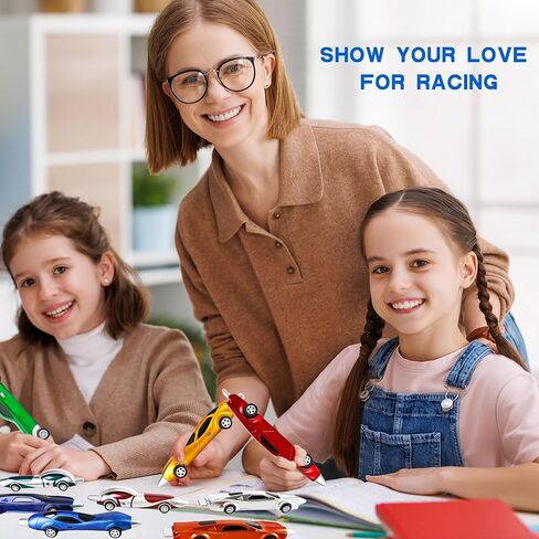 25 Pcs Cool Car Pens Fun Racing Car Pens Funny pen for Office School Stationary Birthday Party Favors, 4 Styles in Kuwait