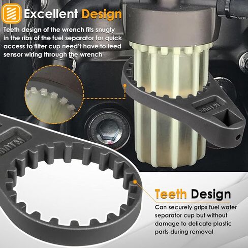 For Yamaha 2006-2020 Fuel Filter Water Separator Wrench for Yamaha 4 Strokes 150-350HP (SN 0406 to Current) & 6P3 Filter Cups, Similar to YB-ACC04 18-79815 in Saudi Arabia