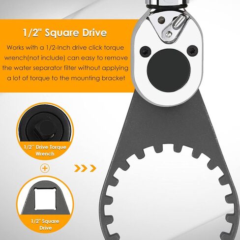 For Yamaha 2006-2020 Fuel Filter Water Separator Wrench for Yamaha 4 Strokes 150-350HP (SN 0406 to Current) & 6P3 Filter Cups, Similar to YB-ACC04 18-79815 in Saudi Arabia