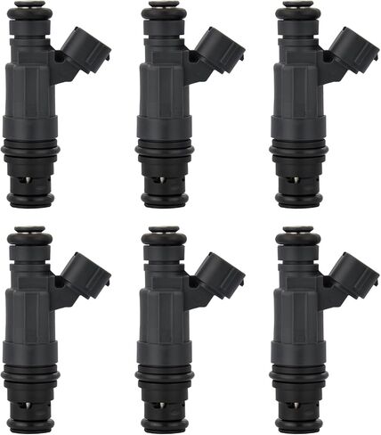 6PCS Fuel Injectors Compatible with Volkswagen Jetta 2002-2004, Golf 2002-2005, EuroVan 2001-2003, 2.8L, Replace# FJ862, 022906031F in Saudi Arabia