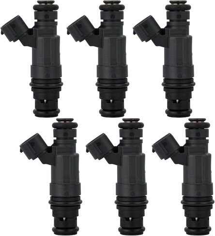 6PCS Fuel Injectors Compatible with Volkswagen Jetta 2002-2004, Golf 2002-2005, EuroVan 2001-2003, 2.8L, Replace# FJ862, 022906031F in Saudi Arabia