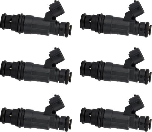 6PCS Fuel Injectors Compatible with Volkswagen Jetta 2002-2004, Golf 2002-2005, EuroVan 2001-2003, 2.8L, Replace# FJ862, 022906031F in Saudi Arabia