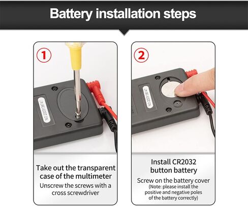 Digital Multimeter Auto-Ranging Voltmeter Tester Meter Voltage Meter Multifunctional Pocket Multi Tester with NCV- Contact Tester Electrical in Kuwait