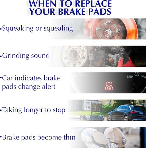 Centric C-Tek 102.12840 Automotive Replacement Rear Semi Metallic Disc Brake Pad Fits Select Hyuandai Entourage/Equus/Genesis/Santa Fe, Kia Borrego/K900/Sedona/Sorento in Saudi Arabia