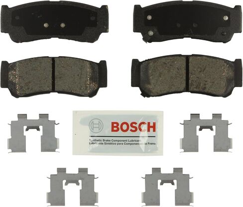 BOSCH BE1297H Blue Ceramic Disc Brake Pad Set With Hardware - Compatible With Select Hyundai Santa Fe; REAR in Saudi Arabia