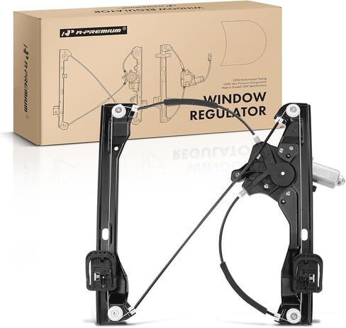 A-Premium Electric Power Window Regulator with 2-Pin Motor Compatible with Chevrolet Cruze 2016 2017 2018 2019, Without Express Up and Down, Front Right Passenger Side in Saudi Arabia