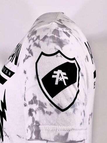 American Fighter Men's T-Shirt Fairbanks Tie Dye White Crew Neck in Saudi Arabia