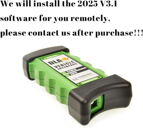 ماسح ضوئي للشاحنة شديد التحمل لـ Noregon DLA+ 2.0 طقم محول لـ JPRO، أداة تشخيص الماسح الضوئي للديزل مع برنامج 2025 V3.1 (2025 V3.1Help التثبيت عن بعد) in Kuwait