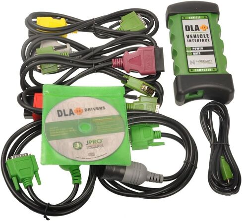 ماسح ضوئي للشاحنة شديد التحمل لـ Noregon DLA+ 2.0 طقم محول لـ JPRO، أداة تشخيص الماسح الضوئي للديزل مع برنامج 2025 V3.1 (2025 V3.1Help التثبيت عن بعد) in Kuwait