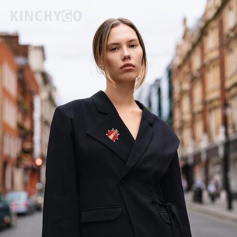 10 Pack Ladybug Brooch Pin Rhinestone Metal Enamel Animal Insect Lapel Badges for Women Men Shirt Dress Coat Decoration Party in Kuwait