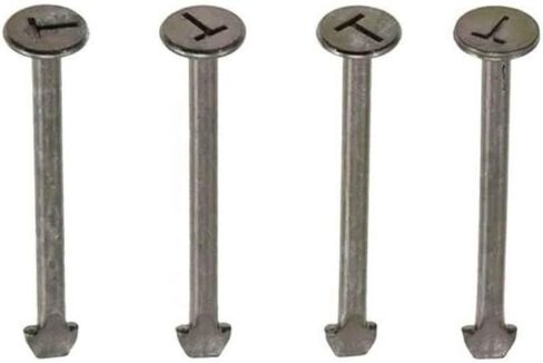 KarParts360 For Pontiac LeMans 1990 1991 1992 1993 زنبرك الفرامل اضغط لأسفل دبوس | 4 قطع | مادة الصلب | أصفر in Saudi Arabia