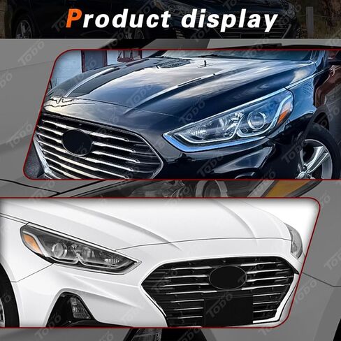 TODO Headlight Assembly Compatible with Hyundai Sonata 2018 2019, Halogen w/Bulbs, Right Passenger Side (92101-C2500) in Saudi Arabia