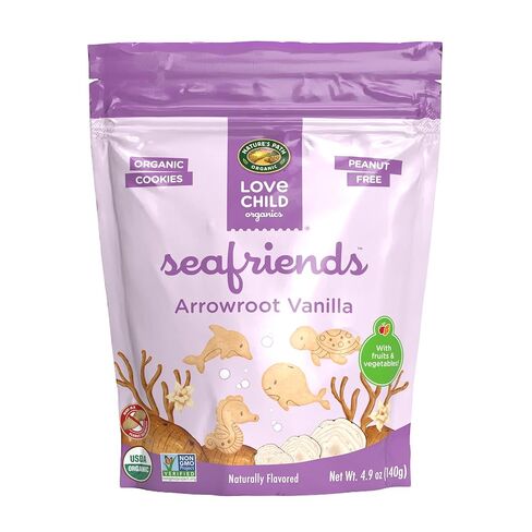 أحب الأطفال العضويات البحر أصدقاء البحر Arrowroot الفانيليا ، 4.9 أوقية in Kuwait
