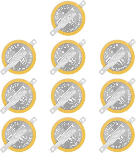 EEMB 10PACK Tabbed CR1616 Battery with Solder Tabs 3V Lithium Batteries for Gameboy Cartridge Battery Ruby Gameboy Advance SP Fire Red Leaf Green Emerald, 1616 Battery GBA Gameboy Advance Cart Save in Kuwait