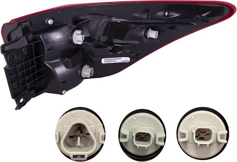 HEADLIGHTSDEPOT Tail Light Compatible With Nissan Pathfinder 2017-2020 CAPA Certified Right Passenger Side Outer Tail Lamp Assembly in Kuwait