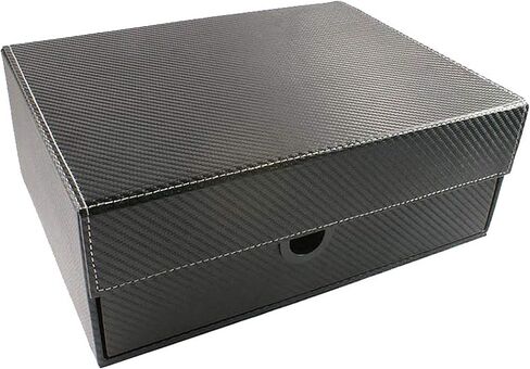 EDGEIWEAR Sunglass Display Case 16 Slot Glasses Display Tray Drawer 2 Layer Eyewear Storage Organizer Watch Box D-12ACFBLK-16 in Kuwait