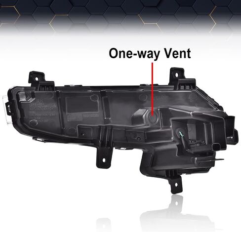 مصابيح الضباب PIT66 LED DRL متوافقة مع مصباح الجري النهاري الممتص الصدمات Chevy Malibu XL 2016 2017 2018 in Saudi Arabia