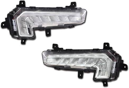 مصابيح الضباب PIT66 LED DRL متوافقة مع مصباح الجري النهاري الممتص الصدمات Chevy Malibu XL 2016 2017 2018 in Saudi Arabia