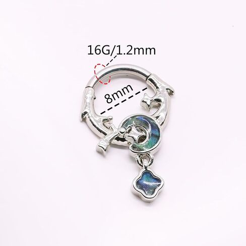 VERAMI Septum Nose Rings for Women 16G Nose Ring Hoops Hypoallergic Stainless Steel Cartilage Earrings Helix Lip Conch Tragus Daith Piercing Jewelry in Saudi Arabia