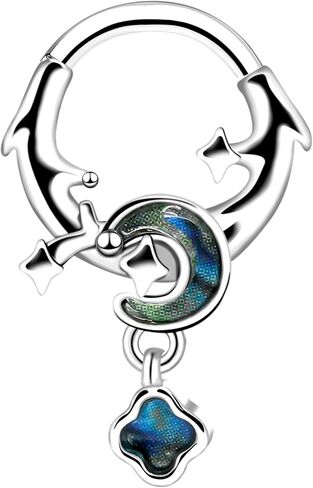 VERAMI Septum Nose Rings for Women 16G Nose Ring Hoops Hypoallergic Stainless Steel Cartilage Earrings Helix Lip Conch Tragus Daith Piercing Jewelry in Kuwait