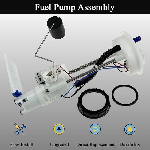 Electric Fuel Pump Assembly for Polaris RZR 1000 4 XP 1000xp EPS, RZR 900 S EPS, RZR 4 900 2014-2016 2017 2018 2019, Replaces 2205502, 47-1001, 2521363, 2521436, F01R00S2699, 2521294, 2521750 in Kuwait