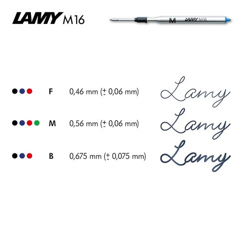 Lamy xevo black – balanced Ballpoint Pen with twist mechanism & line width M – triangular shape with metal clip – including large capacity refill M 16 in blue in Saudi Arabia