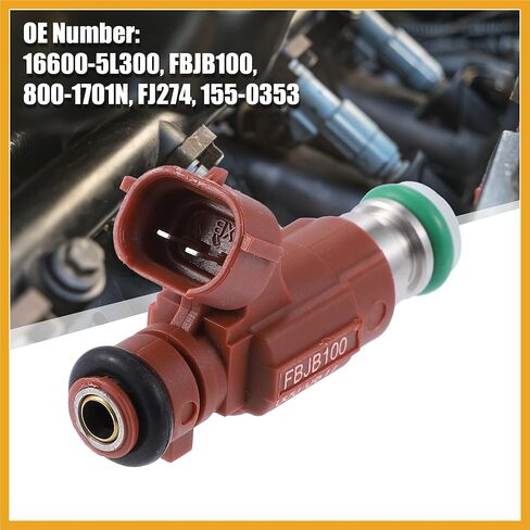 4 قطعة 16600-5L300 FBJB100 حاقن الوقود لنيسان سنترا 1.8L 2000-2002 لنيسان ماكسيما V QX الصالون A33 2.0L V6 2000-2003 استبدال in Saudi Arabia