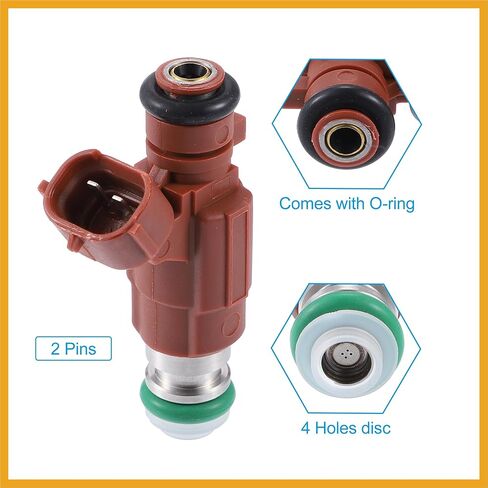 4 قطعة 16600-5L300 FBJB100 حاقن الوقود لنيسان سنترا 1.8L 2000-2002 لنيسان ماكسيما V QX الصالون A33 2.0L V6 2000-2003 استبدال in Saudi Arabia