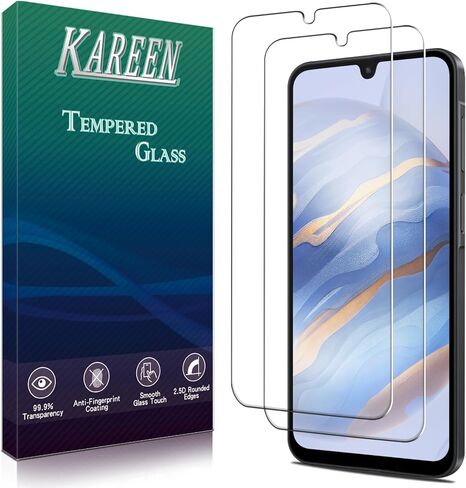KAREEN 2 Pack Screen Protector for Samsung Galaxy A16 5G / 4G 6.7-Inch Tempered Glass, Anti-Scratch, Bubble Free, Case Friendly in Saudi Arabia