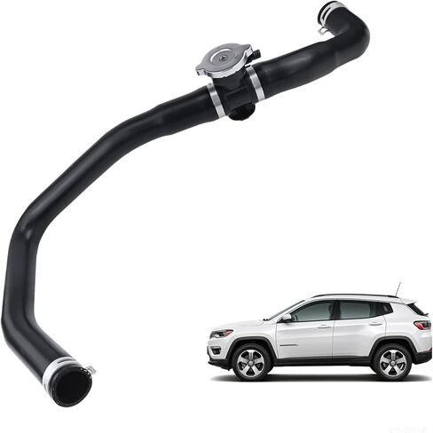 Upper Radiator Coolant Inlet Hose 5058172AH 5058172AE 5058172AI Compatible with Dodge Caliber Compatible with Jeep Compass 5058172AF 5058172AG 5058172AJ in Saudi Arabia