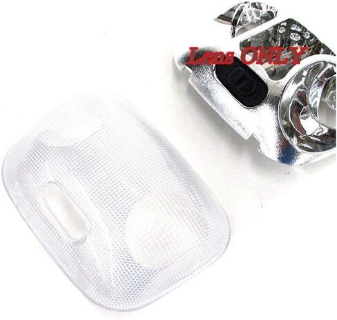 غطاء المصباح الداخلي لخريطة القبة العلوية غطاء المصباح الشفاف ABS الأمامي 1996-2004 لسيارة Ford for Ranger STX 1996-1997 & Splash 1996-1998 & XL/XLT 1996-2004 & Edge 2001-2004 ناعم in Kuwait